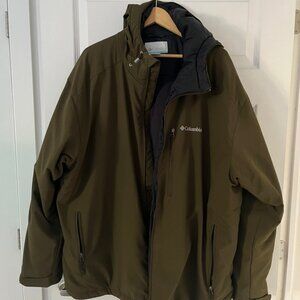 Columbia Men's Gate Racer Insulated Softshell Hooded Jacket - Big 3XL